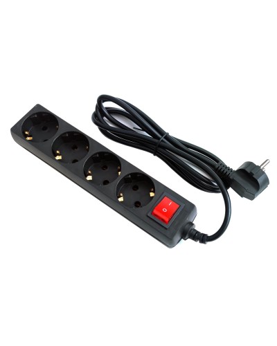 SP4B-218. Сетевой фильтр 4 розетки, 1,8м черный. 5bites в Новошахтинске