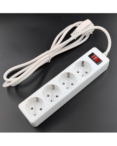 SP4W-530 GARDA. Сетевой фильтр 4 розетки,3м, белый. 5bites в Новошахтинске