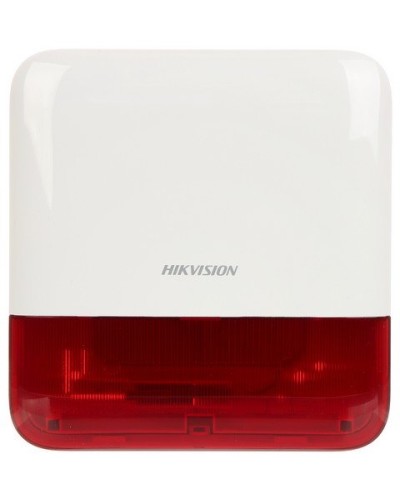 DS-PS1-E-WE Red Indicator. Оповещатель свето-звуковой радиоканальный уличный. AX PRO Hikvision в Новошахтинске