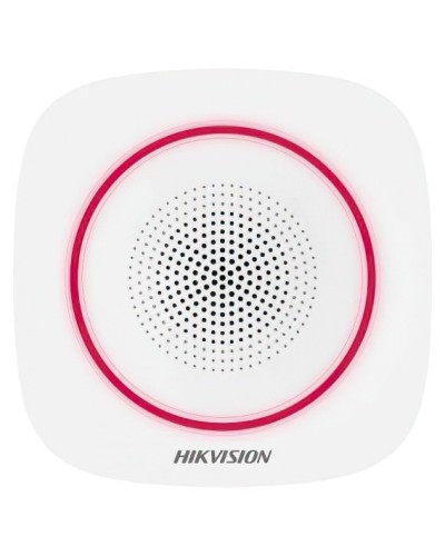 DS-PS1-II-WE(RU) Red Indicator. Оповещатель свето-звуковой радиоканальный. AX PRO Hikvision в Новошахтинске
