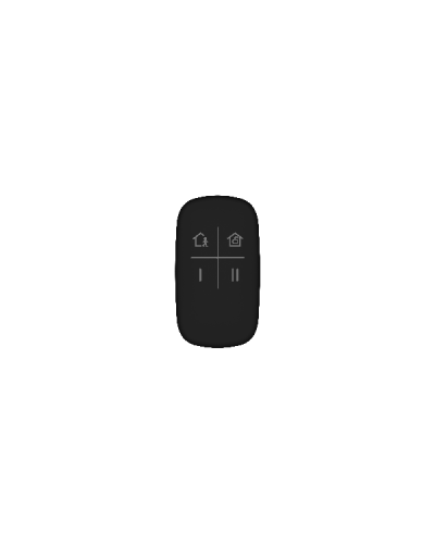 DS-PKF1-WE (цв. черный). Брелок 4-х кнопочный с обратной связью. AX PRO Hikvision в Новошахтинске