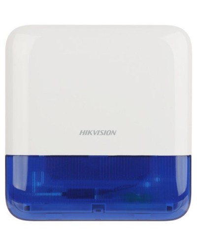DS-PS1-E-WE Blue Indicator. Оповещатель свето-звуковой радиоканальный уличный. AX PRO Hikvision в Новошахтинске