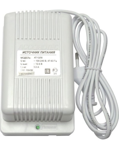 AT-12/30 (белый). Источник стабилизированного питания. AccordTec в Новошахтинске