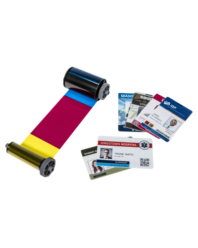 ASOL-YMCKO250. Лента полноцветная с черной панелью и оверлеем (YMCKO) с чистящим роликом. Advent SOLID в Новошахтинске