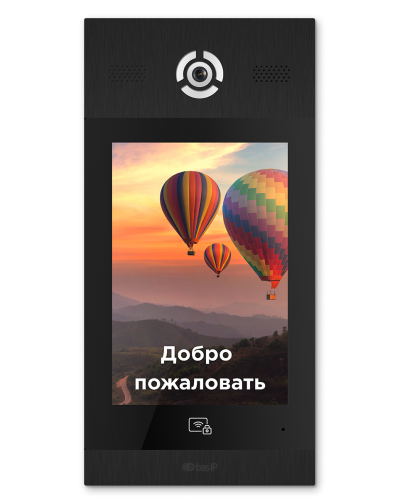 AA-14FB BLACK. Вызывная панель подъездного IP-домофона. BAS-IP в Новошахтинске