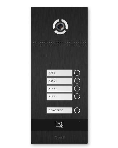BI-04FB BLACK. Вызывная панель IP-домофона. BAS-IP в Новошахтинске