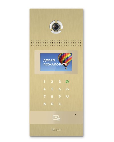 AA-12FB GOLD. Вызывная панель подъездного IP-домофона. BAS-IP в Новошахтинске