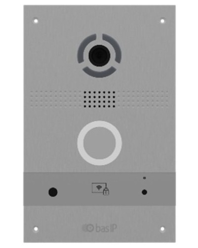 AV-08FB SILVER. Вызывная панель IP-домофона. BAS-IP в Новошахтинске