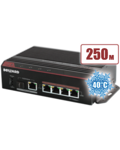 STP-411HP. Коммутатор 4-портовый. Beward в Новошахтинске