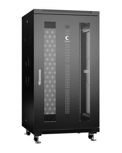 ND-05C-22U60/80-BK (8563c). Шкаф телекоммуникационный 19 напольный 22U. CABEUS в Новошахтинске