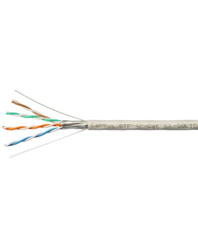STP-4P-Cat.6a-SOLID-IN-PVC (7196c). Кабель «витая пара» (LAN) для структурированных систем связи. CABEUS в Новошахтинске