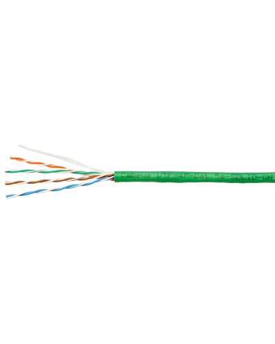 UTP-4P-Cat.5e-SOLID-GN-100 (7250c-5). Кабель «витая пара» (LAN) для структурированных систем связи. CABEUS в Новошахтинске