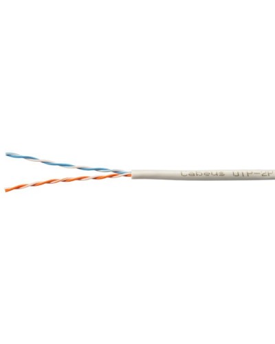 UTP-2P-Cat.5e-SOLID-LSZH-GY-LIGHT-100 (11079c-5). Кабель «витая пара» (LAN) для структурированных систем связи. CABEUS в Новошахтинске