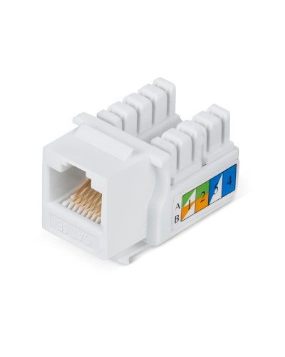 KJ-RJ45-Cat.5e-90 (7008c): Вставка Keystone Jack RJ-45 в Новошахтинске