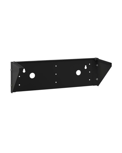 NC-3U-V-BK (12025c). Кронштейн настенный вертикальный 19 3U, цвет черный. CABEUS в Новошахтинске