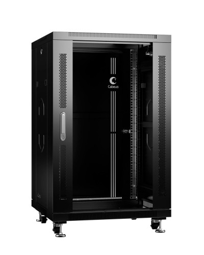 SH-05C-18U60/100-BK (8539c). Шкаф телекоммуникационный 19 напольный 18U. CABEUS в Новошахтинске