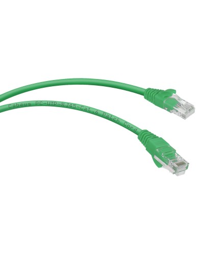 PC-UTP-RJ45-Cat.6-0.3m-GN (8682c), зелёный. Патч-корд медный. CABEUS в Новошахтинске