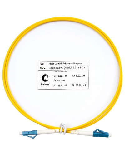 FOP(s)-9-LC-LC-1,5m (8332c). Патч-корд оптический. CABEUS в Новошахтинске