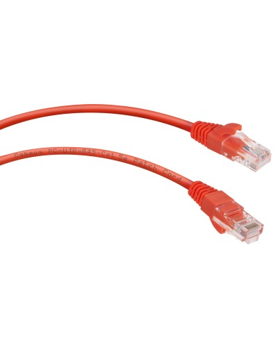 PC-UTP-RJ45-Cat.5e-0.3m-RD-LSZH (9511c), красный. Патч-корд медный. CABEUS в Новошахтинске
