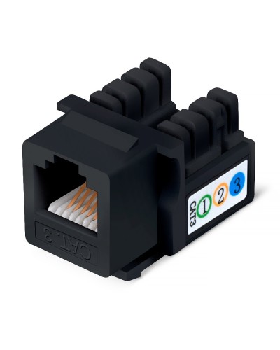 KJ-RJ12-90-BK (9481c): Вставка Keystone Jack в Новошахтинске