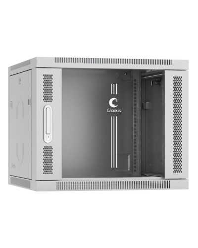 SH-05F-9U60/35 (7117c). Шкаф телекоммуникационный 19 настенный 9U. CABEUS в Новошахтинске