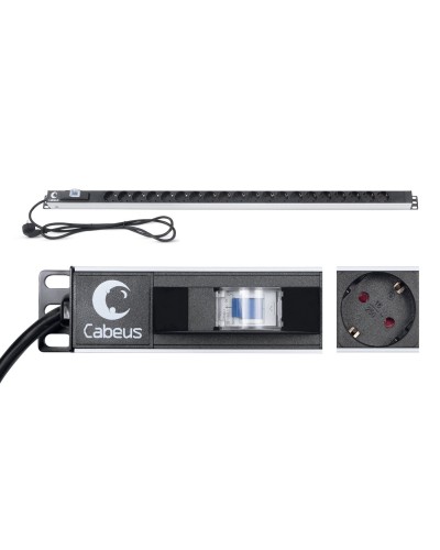 PDU-16-20S-B (9551c). Блок розеток. CABEUS в Новошахтинске