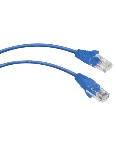 PC-UTP-RJ45-Cat.5e-0.3m-BL (7662c), синий. Патч-корд медный. CABEUS в Новошахтинске