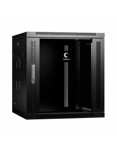 SH-05F-12U60/60-R-BK (10743c). Шкаф телекоммуникационный 19 настенный 12U. CABEUS в Новошахтинске