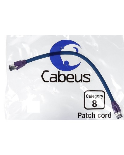 PC-SSTP-RJ45-Cat.8-5m-LSZH (9705c), серый. Патч-корд медный. CABEUS в Новошахтинске