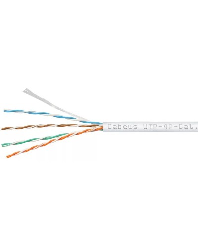 UTP-4P-Cat.5e-SOLID-LSZH-GY (9776c). Кабель «витая пара» (LAN) для структурированных систем связи. CABEUS в Новошахтинске