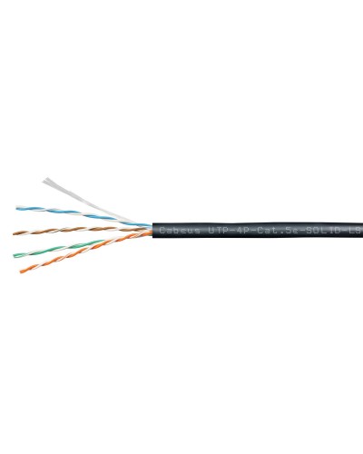 UTP-4P-Cat.5e-SOLID-LSZH-BK (9781c). Кабель «витая пара» (LAN) для структурированных систем связи. CABEUS в Новошахтинске