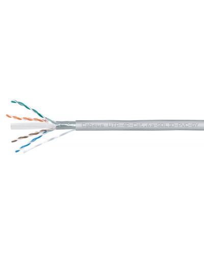 UTP-4P-Cat.6a-SOLID-PVC-GY (11373c). Кабель «витая пара» (LAN) для структурированных систем связи. CABEUS в Новошахтинске