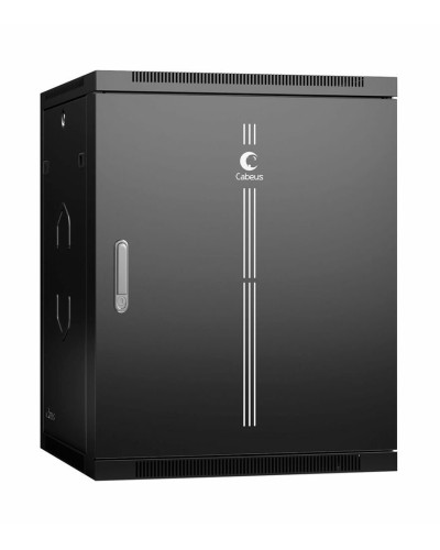 SH-05F-15U60/35m-R-BK (10759c). Шкаф телекоммуникационный 19 настенный 15U. CABEUS в Новошахтинске