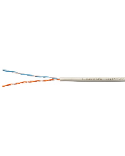 UTP-2P-Cat.5e-SOLID-GY-500 (11212c). Кабель «витая пара» (LAN) для структурированных систем связи. CABEUS в Новошахтинске