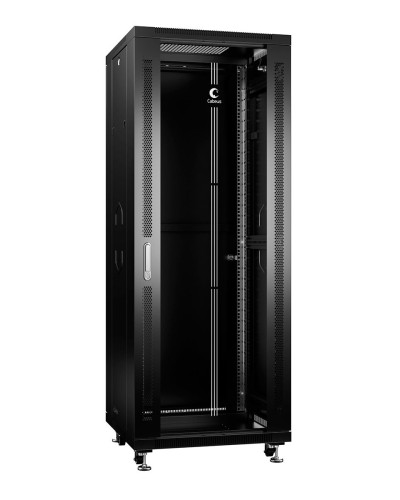 SH-05C-37U60/100-BK (8543c). Шкаф телекоммуникационный 19 напольный 37U. CABEUS в Новошахтинске