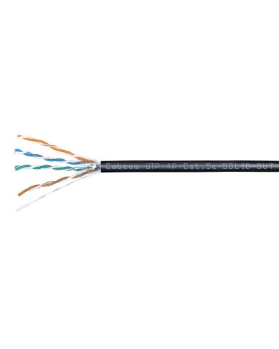 UTP-4P-Cat.5e-SOLID-OUT-LSZH-UV (7172c). Кабель «витая пара» (LAN) для структурированных систем связи. CABEUS в Новошахтинске