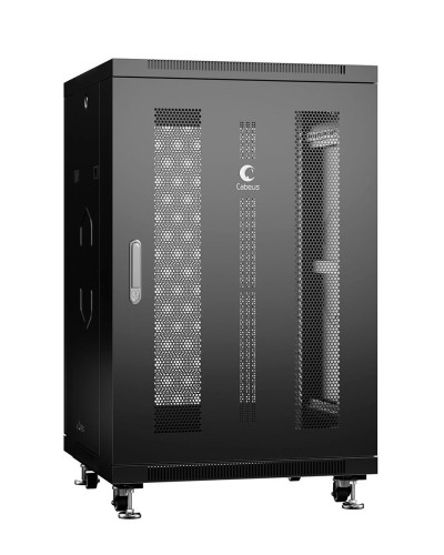 ND-05C-18U60/100-BK (8531c). Шкаф телекоммуникационный 19 напольный 18U. CABEUS в Новошахтинске