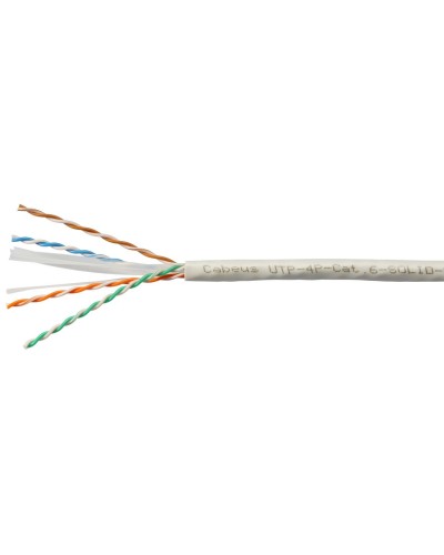 UTP-4P-Cat.6-SOLID-LSZH-WH (11871c). Кабель «витая пара» (LAN) для структурированных систем связи. CABEUS в Новошахтинске