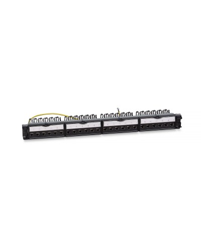PL-24-KJ-RJ45-Cat.6-SH-180T (11833c): Патч-панель 19" (1U), 24 порта RJ-45, категория 6, полностью экранированная в Новошахтинске