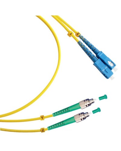 FOP(d)-9-FC/APC-SC/UPC-10m (8067c). Патч-корд оптический. CABEUS в Новошахтинске