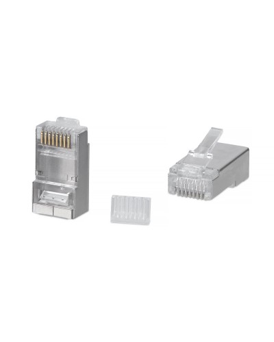 8P8C-SH-C6-TWP (100 шт) (7779c). Разъем RJ-45. CABEUS в Новошахтинске