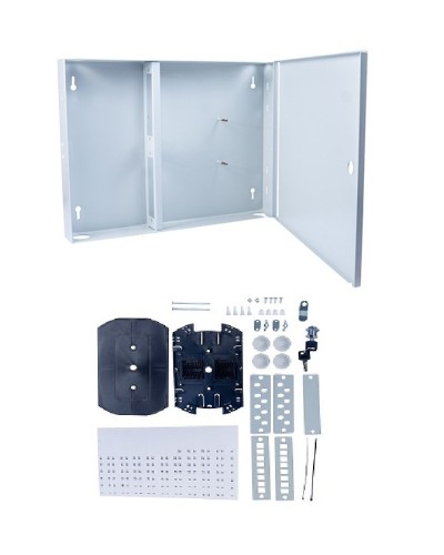 FO-WL-16-SC/2LC/FC/ST-FP-K (12302c). Бокс оптический настенный. CABEUS в Новошахтинске