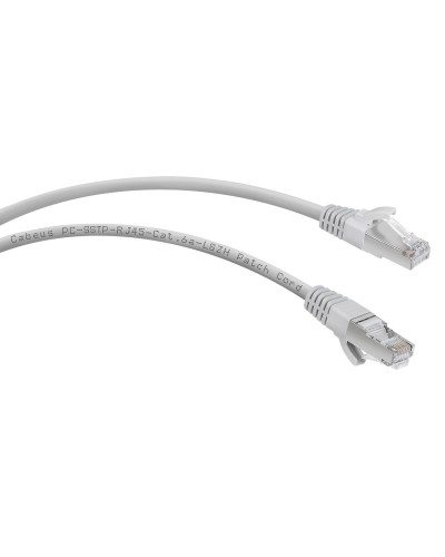 PC-SSTP-RJ45-Cat.6a-1m-LSZH (7901c), серый. Патч-корд медный. CABEUS в Новошахтинске