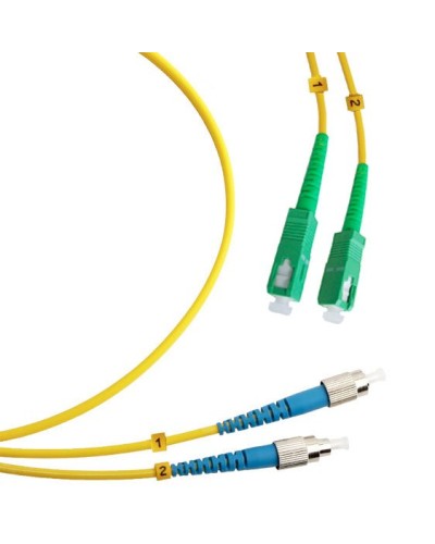 FOP(d)-9-SC/APC-FC/UPC-10m (8127c). Патч-корд оптический. CABEUS в Новошахтинске