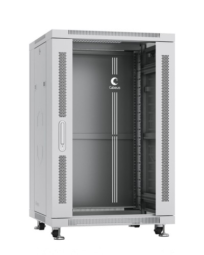 SH-05C-18U60/100 (7228c). Шкаф телекоммуникационный 19 напольный 18U. CABEUS в Новошахтинске