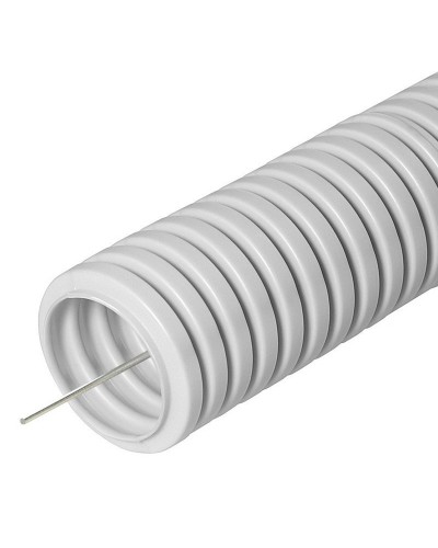 FCPL-40-PVC-020-1-GY (11231c): Труба гофрированная гибкая, лёгкая с протяжкой в Новошахтинске