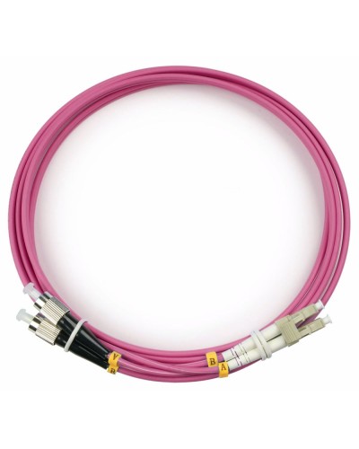 FOP-50-OM4-LC-FC-25m (9159c). Патч-корд оптический. CABEUS в Новошахтинске