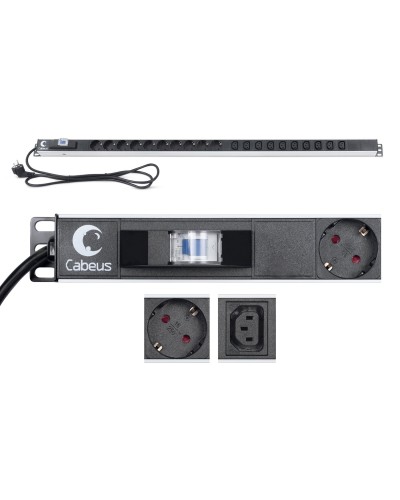 PDU-16-10S-10C13-B (9552c). Блок розеток. CABEUS в Новошахтинске