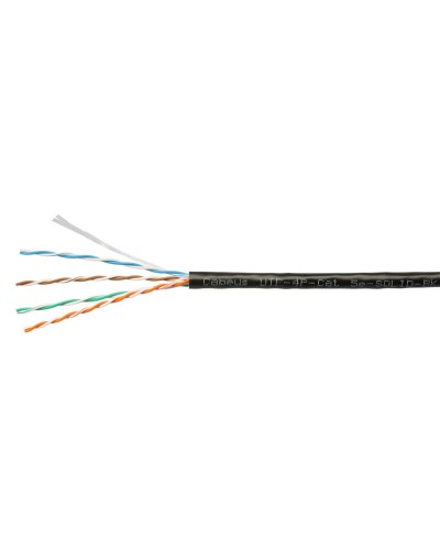 UTP-4P-Cat.5e-SOLID-BK-100 (7252c-5). Кабель «витая пара» (LAN) для структурированных систем связи. CABEUS в Новошахтинске