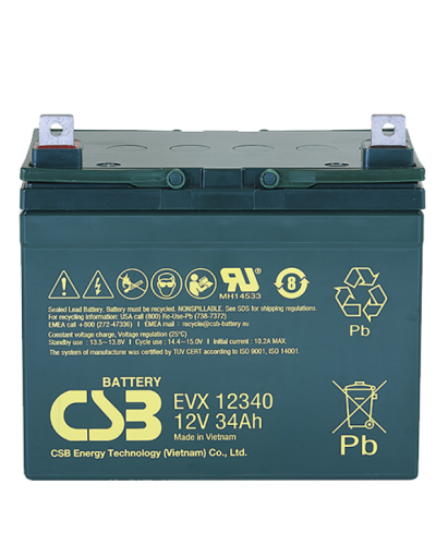 CSB EVX 12340. Аккумулятор герметичный свинцово-кислотный. CSB в Новошахтинске